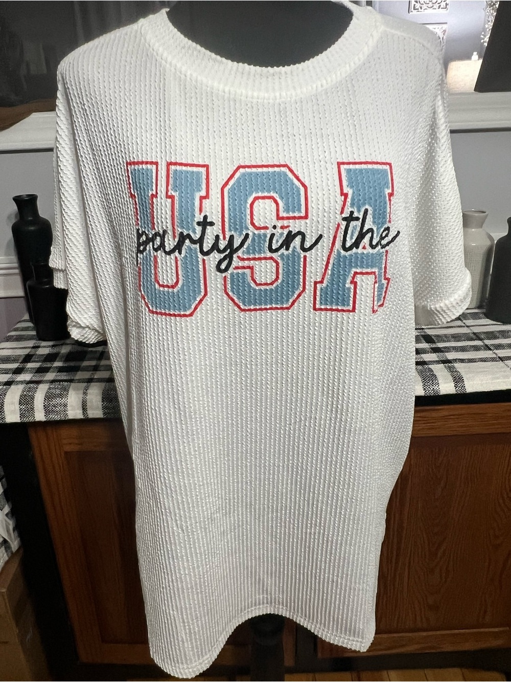 USA Graphic Short Sleeve Tee - White